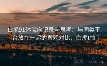 白虎91体验向记录与思考：与同类平台放在一起的直观对比，白虎t恤