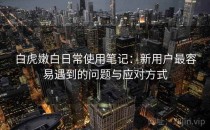 白虎嫩白日常使用笔记：新用户最容易遇到的问题与应对方式