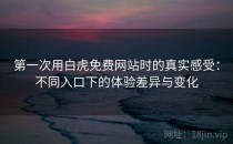 第一次用白虎免费网站时的真实感受：不同入口下的体验差异与变化