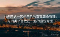 白虎网站一区使用后的直观印象整理：与同类平台放在一起的直观对比