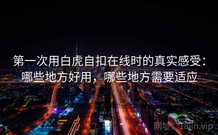 第一次用白虎自扣在线时的真实感受:哪些地方好用,哪些地方需要适应 第2张 第一次用白虎自扣在线时的真实感受:哪些地方好用,哪些地方需要适应 第2张