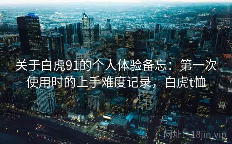 关于白虎91的个人体验备忘:第一次使用时的上手难度记录,白虎t恤 第2张 关于白虎91的个人体验备忘:第一次使用时的上手难度记录,白虎t恤 第2张