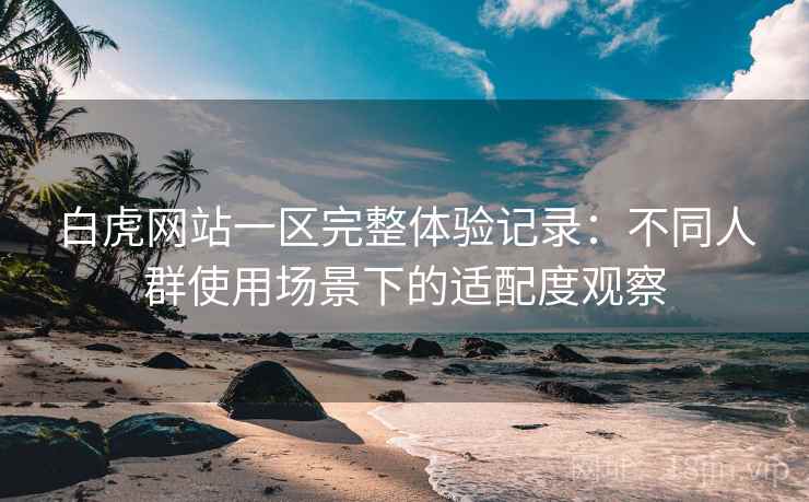 白虎网站一区完整体验记录:不同人群使用场景下的适配度观察 第1张 白虎网站一区完整体验记录:不同人群使用场景下的适配度观察 第1张