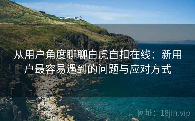 从用户角度聊聊白虎自扣在线：新用户最容易遇到的问题与应对方式  第2张