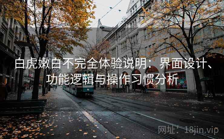白虎嫩白不完全体验说明:界面设计、功能逻辑与操作习惯分析 第2张 白虎嫩白不完全体验说明:界面设计、功能逻辑与操作习惯分析 第2张