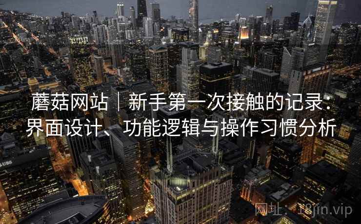 蘑菇网站|新手第一次接触的记录:界面设计、功能逻辑与操作习惯分析 第2张 蘑菇网站|新手第一次接触的记录:界面设计、功能逻辑与操作习惯分析 第2张